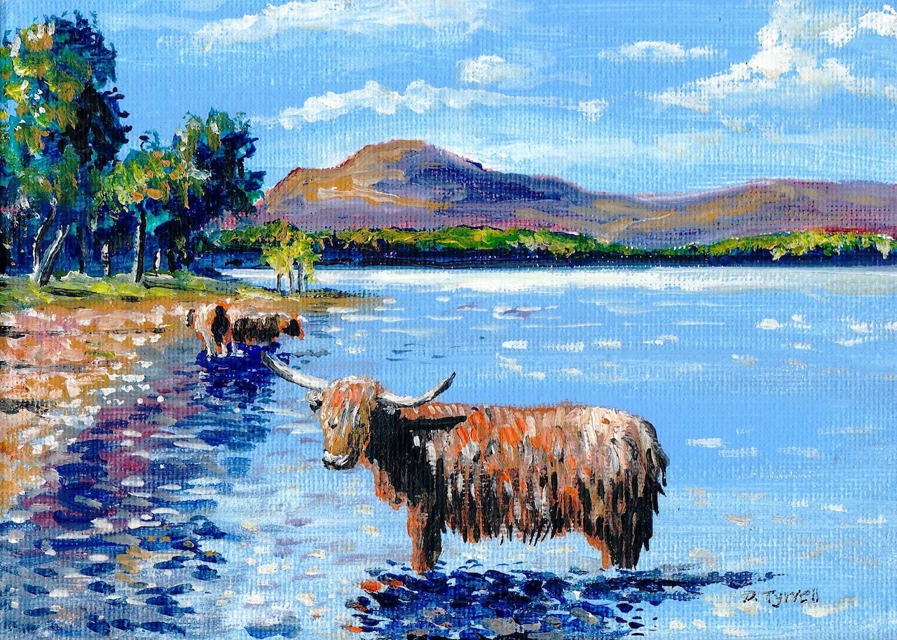 Loch Lomond - Highland Cow